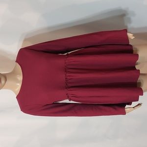 Isabel Maternity by lngrid  long slevee rufle Babydoll size M